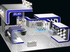 SONY数码店整店产品展示柜效果图片