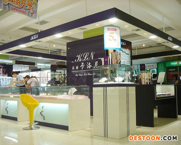 郑州化妆品展柜设计制作小清新价格低到泰达